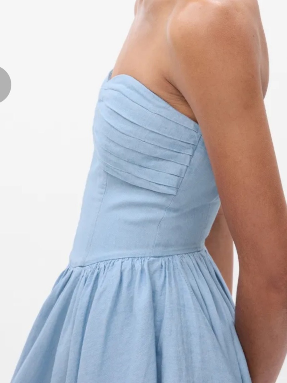Denim Gap x Love Shack Fancy Tiered Maxi Dress